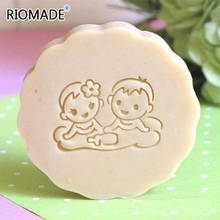 Cute Baby Handmade Soap Stamp Baby Pattern Transparent Natural Plexiglass Soap Seal With Handle Acrylic Chapter Custom 2024 - buy cheap