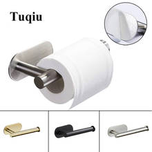 Toilet Paper Holder Nail Free Kitchen Paper Roll Holder Brushed Gold Stainless Steel Bathroom tissue Holder Tissue rack holders 2024 - buy cheap