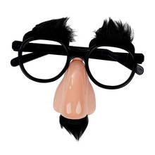 Забавный большой для носа, для брови, усы, костюм, очки, Хэллоуин Декор, Маскарадная маска, вечерние очки с забавным носом # G2 2024 - купить недорого