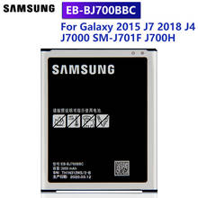 Оригинальный сменный аккумулятор Samsung EB-BJ700BBC EB-BJ700CBE для Samsung GALAXY J7 J700F J7000 J7009 J7008 2015 J4 2018 3000 мАч 2024 - купить недорого