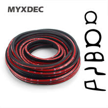 1Meter Z D P B Type 3M Adhesive Car Rubber Seal Sound Insulation Car Door Sealing Strip Weatherstrip Edge Trim Noise Insulation 2024 - buy cheap