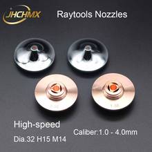JHCHMX Raytool High-speed Laser Nozzels Pointed Mouth Nozzles Single Chrome Plated Double Layer Dia.32 H15 M14 Caliber 1.0E-4.0E 2024 - buy cheap
