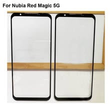 For ZTE Nubia Red Magic 5G Front LCD Glass Lens touchscreen Magic5G NX659J Touch screen Panel Outer Screen Glass without flex 2024 - buy cheap