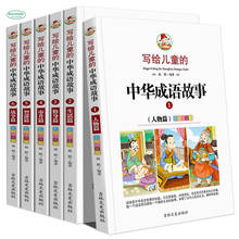 Livros de histórias idiom chinês para crianças, livros de imagens pinyin 2024 - compre barato