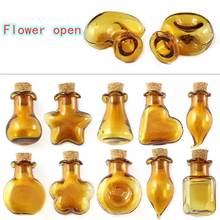 8/10/15/20/30pcs Lace Openning Cork Stopper Small Glass Bottle Tiny Glass Jars Decor Wish Glass Jars Wed Holiday Mini Containers 2024 - buy cheap