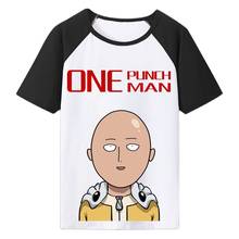 Camiseta de manga curta masculina high-q unissex de anime cos, one punch-man, algodão, casual, de manga curta, t-shirt 2024 - compre barato