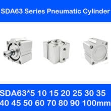 SDA63 Series 63mm Bore Compact Air Cylinders SDA63 Series Dual Action Air Pneumatic Cylinder 2024 - buy cheap