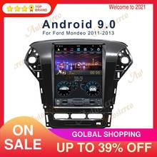 PX6 4GB Tesla style Android 9.0 Car GPS Navigation For Ford Mondeo/Fusion MK4 11-13 Headunit Multimedia Player Radio Recorder HD 2024 - buy cheap