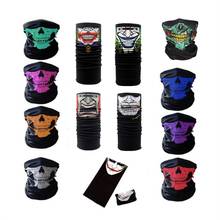 Novo anime engraçado designer reutilizável caminhadas cachecol fantasma jocker bandana acampamento bicicleta pescoço máscara facial gaiter esporte bandana 2024 - compre barato