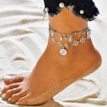 Bohemian Gold Color Arrow Leg Bracelet for Women Vintage Yoga Beach Anklet Summer Style Sandals Brides Shoes Barefoot Jewelry 2024 - buy cheap