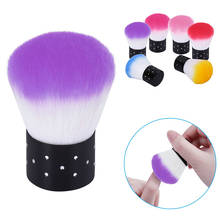 1Pc Plastic Nail Dust Cleaning Brush Remove Dust Powder Cleaner for Acrylic UV Gel Nails Art Manicure Care Accessory Brush TR27 2024 - buy cheap