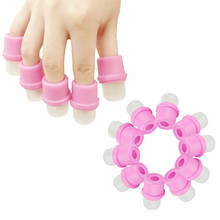 Clips de plástico para uñas, herramienta de envoltura de toallitas quitaesmaltes de esmalte UV en Gel, fluido para eliminación de esmalte para manicura, 10 Uds. 2024 - compra barato