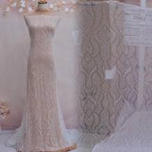 Tela líquida africana do laço do bordado de offwhite JIANXI.C-119504 com grânulos material francês do laço do tule para o vestido de casamento 2024 - compre barato