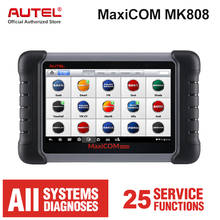 Autel MaxiCOM MK808 OBD2 сканер профессиональные автомобильные инструменты полная система диагностики автомобиля OBD 2 Creader CRP 909X CRP909 2024 - купить недорого