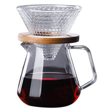Promoção! Jarra de café v60, jarra transparente para servir café 500ml 2024 - compre barato
