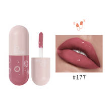 25 cores mini batom bonito cápsula de veludo fosco lábio gloss não-desvanecimento copo antiaderente impermeável duradoura hidratante lipgloss 2024 - compre barato