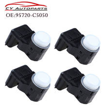 4PCS White Color New PDC Parking Sensor For Hyundai Kia 95720-C5050 95720C5050 4MS064KBD 2024 - buy cheap