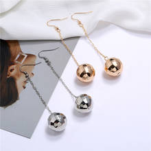 Fashion Long Earring 2022 Ball Geometric Earrings For Women Hanging Dangle Earrings Drop Earrings Modern Oorbellen Jewelry 2024 - buy cheap