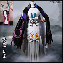Аниме! Onmyoji Ichimoku Ren, новый боевой костюм из кожи SP Shikigami, кимоно, униформа, костюм для косплея, костюм на Хэллоуин, бесплатная доставка 2024 - купить недорого