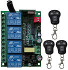 Controle remoto universal sem fio, módulo de receptor e relé ac110v 220v 230v 4ch10a 315 mhz 433 mhz rf para abertura de garagem - especificações Controle remoto universal sem fio, módulo de receptor e relé ac110v 220v 230v 4ch10a 315 mhz 433 mhz rf para abertura de garagem - especificações