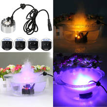 LED Aquarium Mist Maker Water Fountain Pond Fogger Atomizer LED Fish Tank Air Humidifier Decor Fog Machine Aquarium Accessoires 2024 - buy cheap