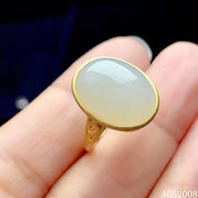 KJJEAXCMY joyería fina plata esterlina 925 con incrustaciones de anillo de jade blanco natural nuevo anillo de piedras preciosas femeninas prueba de soporte clásico 2024 - compra barato