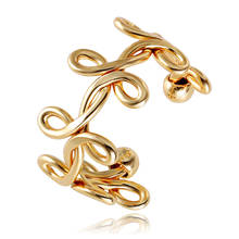 HF JEL-anillo abierto de cobre para mujer, sortija de compromiso, Color dorado, original, ecológico, 8 2024 - compra barato