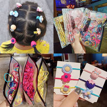 30pcs Hair Clip Baby  Rubber Band Girl  Cartoon Style Children Rope Headdress 2024 - buy cheap