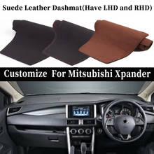 Accessories Car-styling Suede Leather Dashmat Dashboard Cover Dash Mat Carpet For Mitsubishi Xpander Cross 2017 2018 2019 2021 2024 - buy cheap