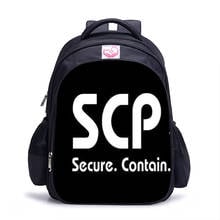 SCP Secure Contain Protect Backpack Children School Bags Orthopedic Backpacks Kids School Boys Mochila Infantil Bags 2024 - buy cheap