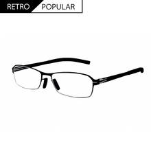 Gafas de Sin tornillo ultraligeras hechas a mano para hombre, montura de anteojos creativa ultrafina, gafas ópticas para miopía con personalidad de marca 2024 - compra barato