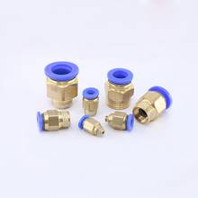 PC Series Threaded Straight Pneumatic Component Pneumatic Connector Tube Pipe Fittings for Air Gas Water Tube 2024 - buy cheap