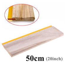 20 inches Screen Printing Squeegee 75 Durometer 50cm Long Wooden Handle Ink Squeegee Scraper for Silk Screen Printing 2024 - buy cheap