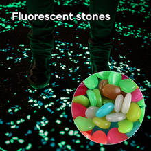 100pcs Glow in The Dark Garden Pebbles Glow Stones Rocks for Walkways Garden Path Patio Lawn Garden Decor Luminous K9Store 2024 - buy cheap