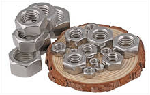 free shiping DIN934 promotion 304 stainless steel hexagon nut. Hexagon nut. Bolt screwcap m2-m30 2024 - buy cheap