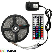 Led Light Strip 5050 RGB SMD 5M 10M Waterproof Colorful Discoloration Flexible Light Bar 30 Light 44 Key Bluetooth Controller 2024 - buy cheap
