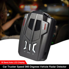 V9 Automotive Radar Detector Radar Speed Detector Voice Alert Warning 16 Band Auto LED Display English / Russian Version 2024 - buy cheap