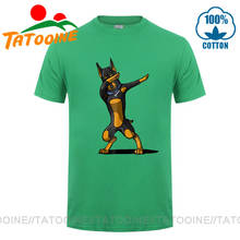 Camiseta masculina e divertida de doberman tatooine, camiseta do papai para presente de aniversário 2024 - compre barato