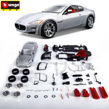 Bburago 1:24 Maserati Assembled car manufacturer authorized simulation alloy car model crafts decoration collection toy tools 2024 - buy cheap