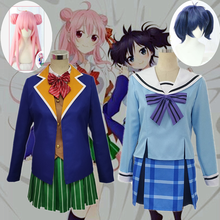 Disfraz de Anime Happy Sugar Life para mujer, Cosplay de Koube Shio para chicas JK Unifor Top + falda + corbata, Cosplay de Halloween y peluca 2024 - compra barato