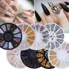 Nail Rhinestone Mixed Color Chameleon Stone Nail Rhinestone 3D Nail Art Decorations Nail Accessories In Wheel 2024 - buy cheap