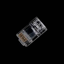 100Pcs RJ45 CAT6 8-Pin Modular Plugs UTP Unshielded Version With Loading Bar 2024 - buy cheap