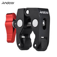 Andoer Multi-function Super Clamp Ball Head Clamp Magic Arm Super Clamp w/1/4" Thread for GPS Phone LCD/DV Monitor Video Light 2024 - buy cheap