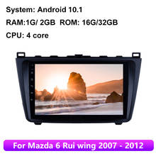 9 inch 1024*600 Car Mp5 Multimedia Player 2din Android 10 GPS for Mazda 6 Rui wing 2007 -2012 wifi car radio BT SWC Mirror Link 2024 - buy cheap