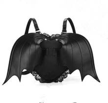 Japanese Gothic lolita  love angel wings backpack schoolbag Gothic palace sweet princess lolita kawaii girl cool College style 2024 - buy cheap