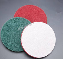 5pcs 5 inch 125mm Green and red Round fiber Sandpaper Disk Sand Sheets For metal polishing rust deburring and polishing tools 2024 - buy cheap