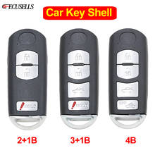 2+1/3+1/4 Button Remote Key Shell Case Smart Car Key Housing For Mazda 3 5 6 CX-5 CX-7 CX-9 MX-5 Miata with Uncut Insert Key 2024 - buy cheap