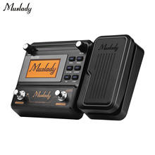 Muslady mu100 guitarra multi-efeitos processador guitarra elétrica pedal efeito suporta 180s loop gravação para guitarra 2024 - compre barato