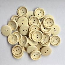 Botões de madeira favoritos descobertas, botões básicos 2 e 4 botões de artesanato para artesanato, artesanato diy, decoração, costura, 100 peças 2024 - compre barato