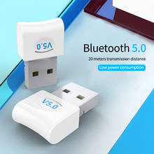 Adaptador Dongle USB Bluetooth 5,0 para PC, altavoz de ordenador, ratón inalámbrico, auriculares, transmisor receptor de Audio y música 2024 - compra barato